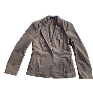 Piazza Sempione SMALL (IT 42) Notched Lapel Unlined $620 Womens Blazer READ